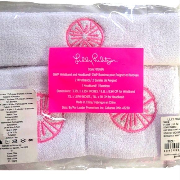 Lilly Pulitzer Accessories - Lilly Pulitzer NWT Headband and 2 Wristbands